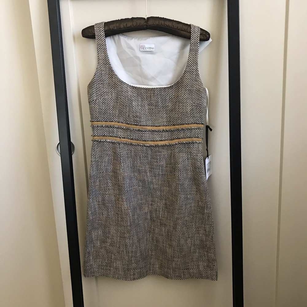 Red Valentino Tweed Minidress